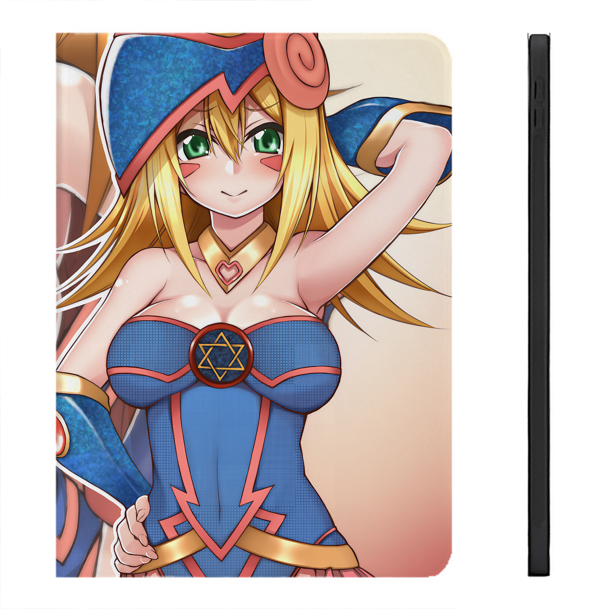 （画像用） 遊☆戯☆王 Yu-Gi-Oh! IPadケース ペンホルダー付き ブックスタイルデザイン